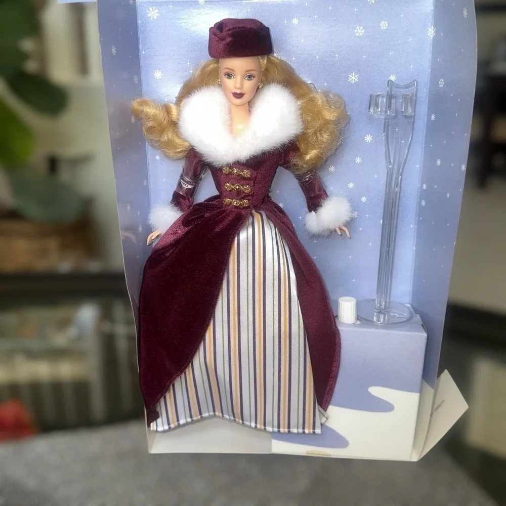 Barbie Victorian Ice Skater Special Edition  Mounts on Music Box & Rotates